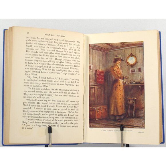 What Katy Did Next by Susan Coolidge - Blackie & Son Ltd. - Antique Book c. 1920 - Picture 6 of 9